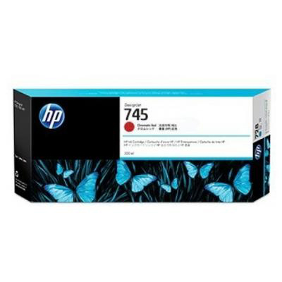 HP 745 300-ml DesignJet Chromatic Red Ink Cartridge